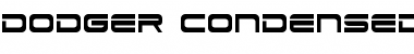 Dodger Condensed Condensed Font