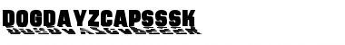 Download DogDayzCapsSSK Font