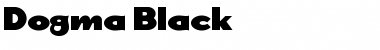 Dogma-Black Black Font