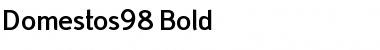 Domestos98 Bold Font