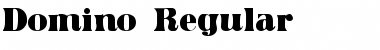 Domino Regular Font