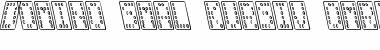 Domino smal kursiv omrids Regular Font