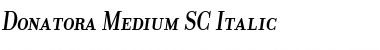 Donatora Medium SC Italic