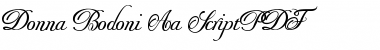 Download Donna Bodoni Aa Script Font