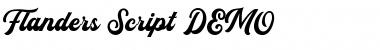 Flanders Script DEMO Regular Font