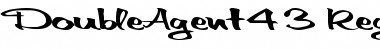 DoubleAgent43 Font