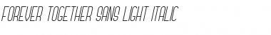 Forever Together Sans Light Font