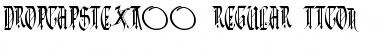 DropCapsText100 ttcon Regular Font