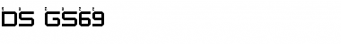 Download DS GS69 Font Download DS GS69 Font