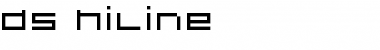 Download DS Hiline Font Download DS Hiline Font