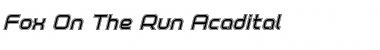 Download Fox on the Run Academy Italic Font