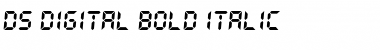 DS-Digital Bold Italic