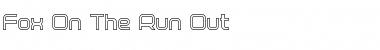 Fox on the Run Outline Font