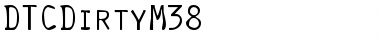 Download DTCDirtyM38 Font