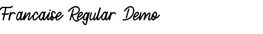 Download Francaise Regular demo Font