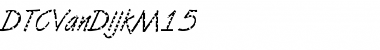Download DTCVanDijkM15 Font