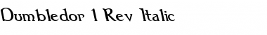 Download Dumbledor 1 Rev Italic Font