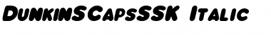 DunkinSCapsSSK Italic