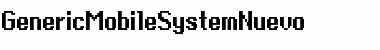 Generic Mobile System Nuevo Regular Font