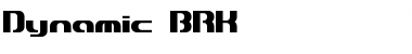 Dynamic BRK Normal Font