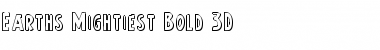 Earth's Mightiest 3D Font