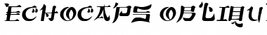 EchoCaps Font