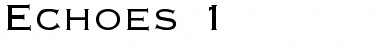 Download Echoes 1 Font