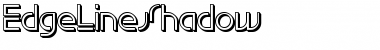 EdgeLineShadow Normal Font