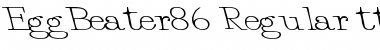 Download EggBeater86 Font