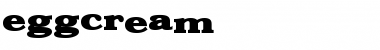 EggCream Regular Font EggCream Regular Font