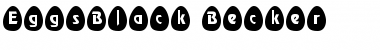 EggsBlack Becker Normal Font