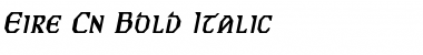 Eire Cn BI Bold Italic Font