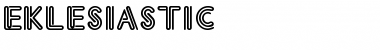 Download Eklesiastic Font Download Eklesiastic Font