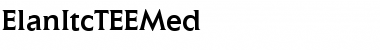 ElanItcTEEMed Regular Font