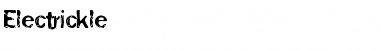 Download Electrickle Font Download Electrickle Font