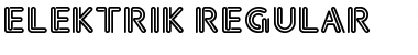 Elektrik Regular Font