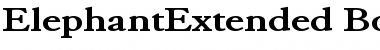 ElephantExtended Font