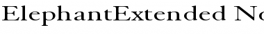 Download ElephantExtended Font