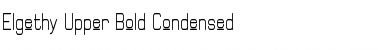 Elgethy Upper Bold Condensed Regular Font