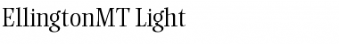 EllingtonMT-Light Light Font