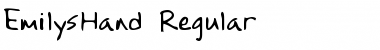 Download EmilysHand Font Download EmilysHand Font