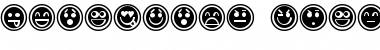 Emoticons Outline Regular Font