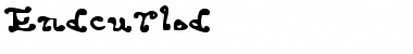 Download Endcurled Font Download Endcurled Font