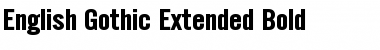 Download English Gothic-Extended Font