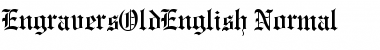 EngraversOldEnglish Regular Font