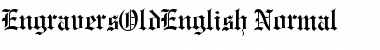 EngraversOldEnglish Regular Font EngraversOldEnglish Regular Font