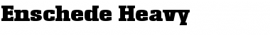 Enschede-Heavy Regular Font
