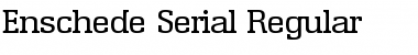 Enschede-Serial Font