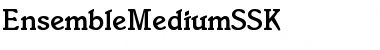 Download EnsembleMediumSSK Font Download EnsembleMediumSSK Font