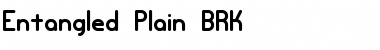 Download Entangled Plain BRK Font Download Entangled Plain BRK Font